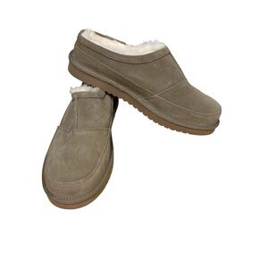 NWOT Koolaburra Men's Grey Suede Slip-Ons Size 12